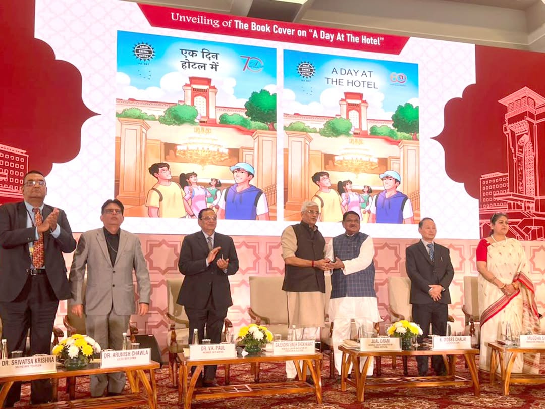 ITDC launches the cover of an illustrated book, “A day at the Hotel”, the book is being created in collaboration with renowned publisher for children’s books, Amar Cithra Katha